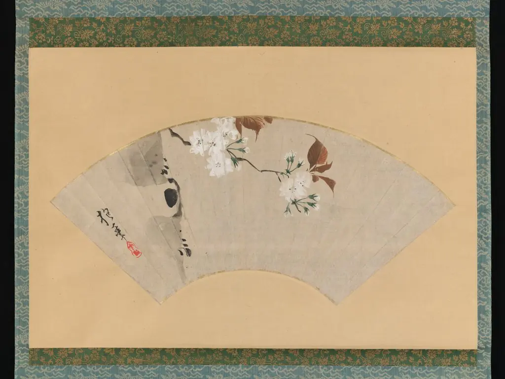 Cherry Blossoms, by Sakai Hōitsu