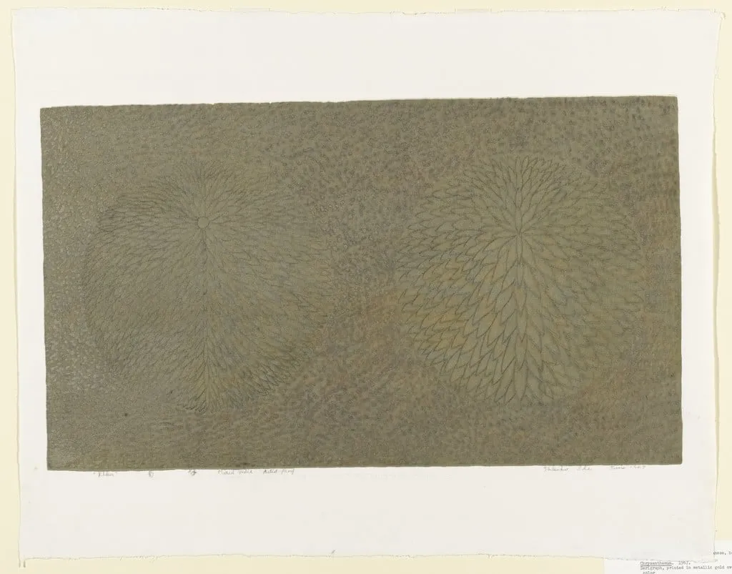Untitled, by Sakiko Ide, paint, 1967
