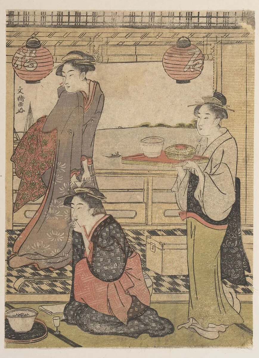 Untitled, by Sakuragawa Bunkyo, ink, 1788