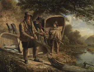 Salmon netting in Wales