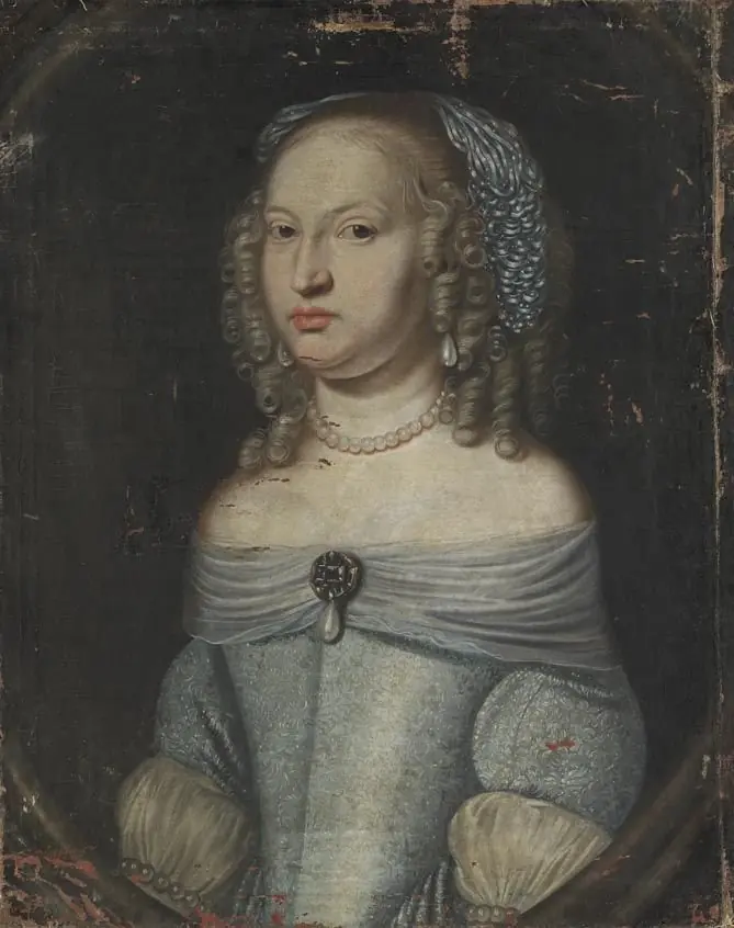 Countess Luise Christine von Hessen-Darmstadt, by Salomon Duarte