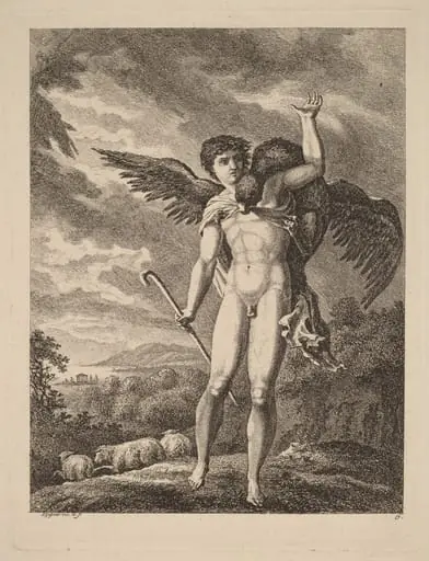 The Rape of Ganymede, by Salomon Gessner
