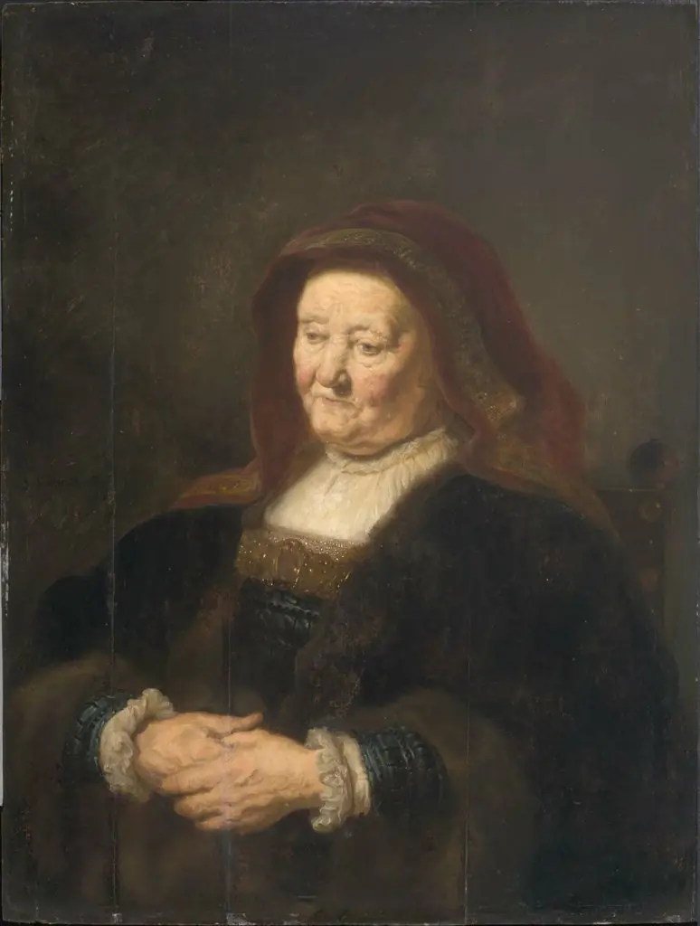 Portrait of an Old Woman, by Salomon Koninck