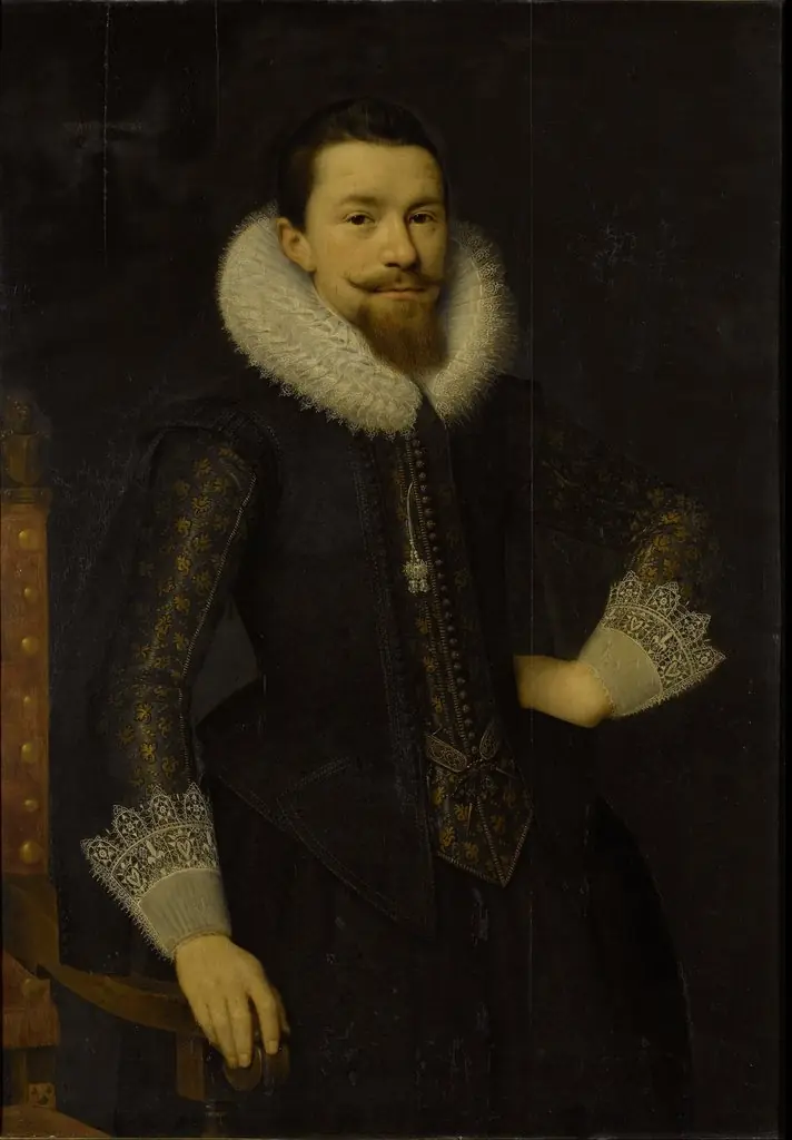 Portrait of Pieter Boudaen Courten (1594-1668), by Salomon Mesdach