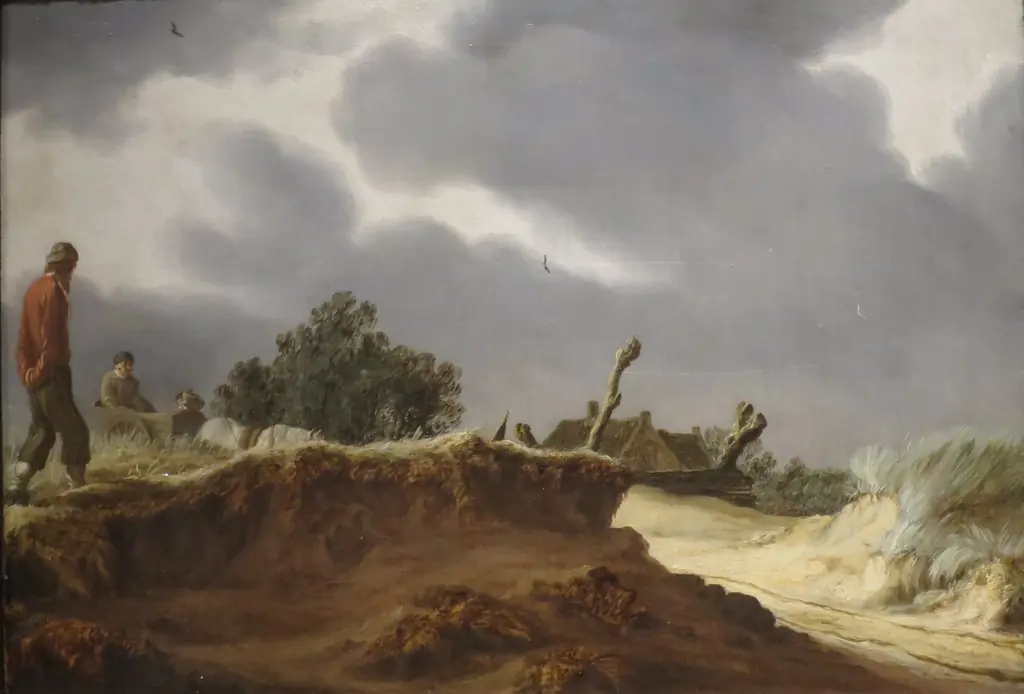 Landscape with Sandy Road, by Salomon van Ruysdael