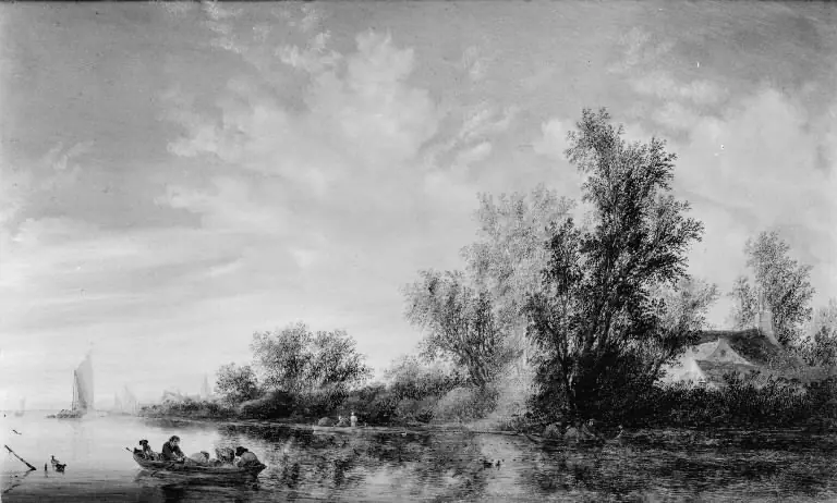 River Landscape, by Salomon van Ruysdael