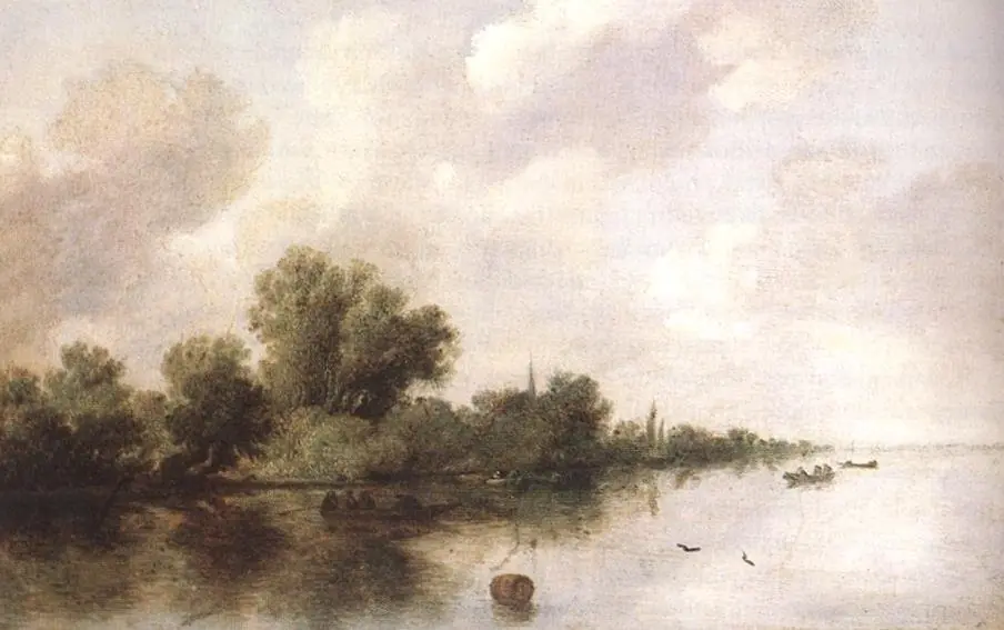 River Landscape, by Salomon van Ruysdael