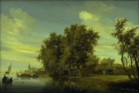 The Road along the River, by Salomon van Ruysdael