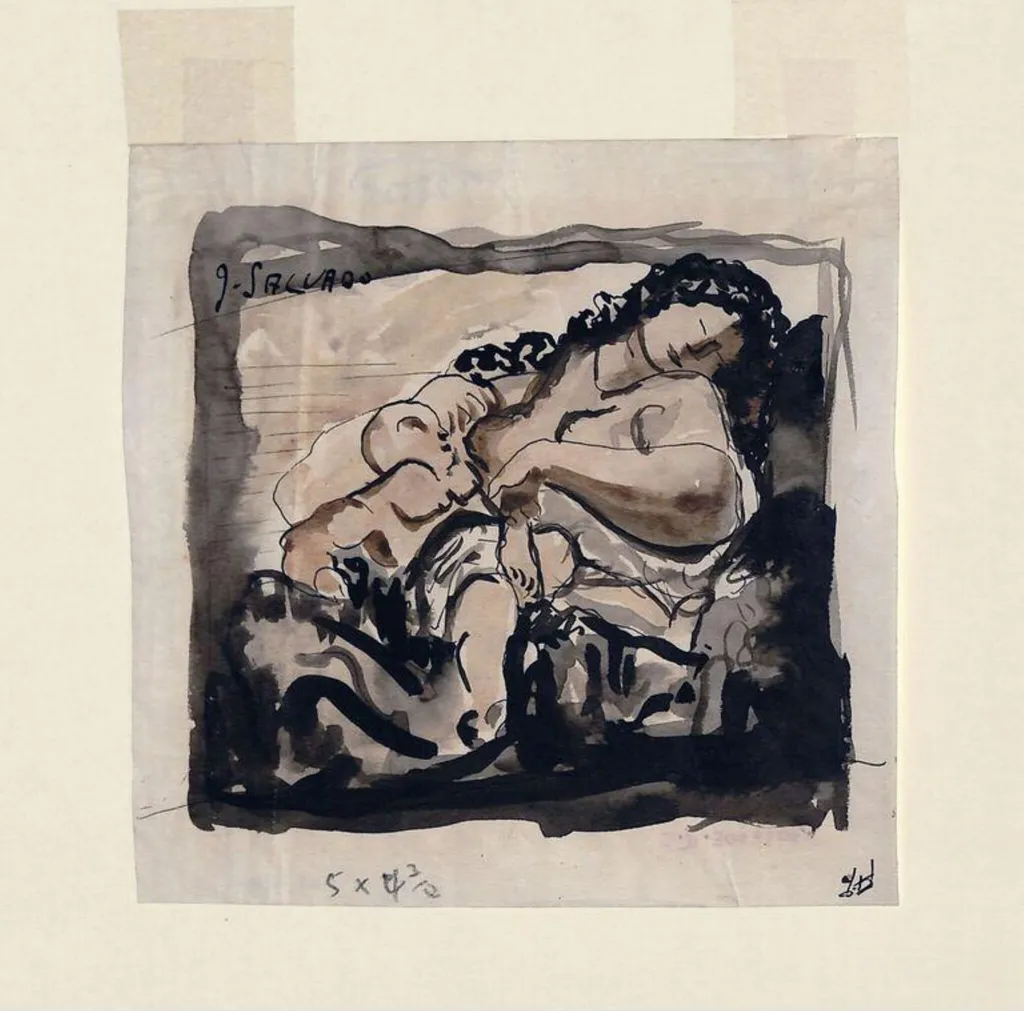 Maternité, by Salvador Dalí, 1923
