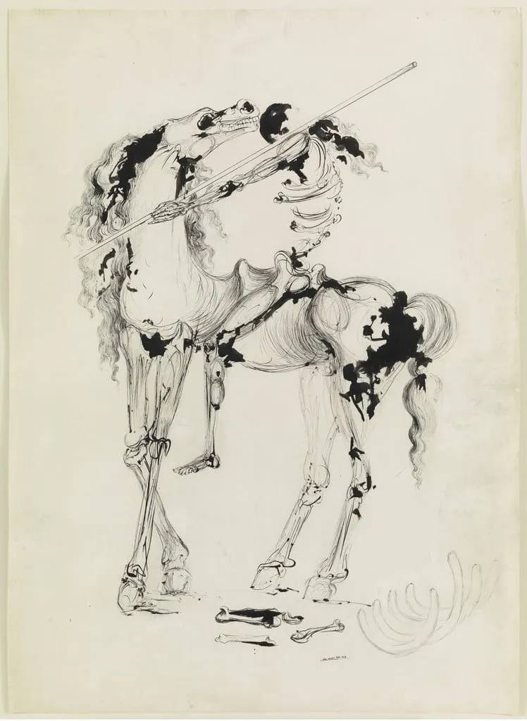 Untitled, by Salvador Dalí, ink, 1934