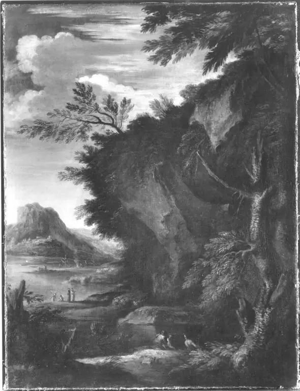 Craggy Landscape, by Salvator Rosa