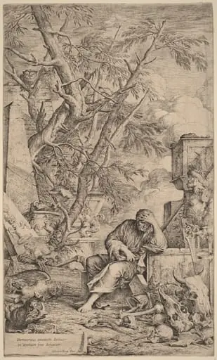 Democritus in Meditation, by Salvator Rosa