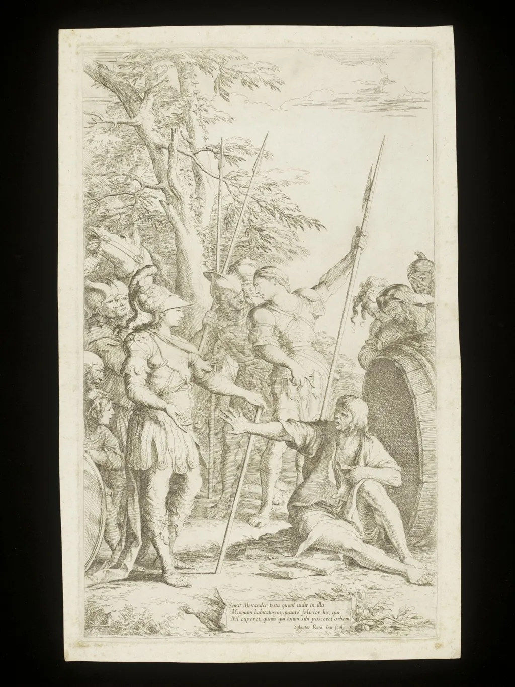 Diogenes and Alexander, by Salvator Rosa, 1662