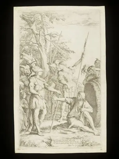 Diogenes and Alexander, by Salvator Rosa