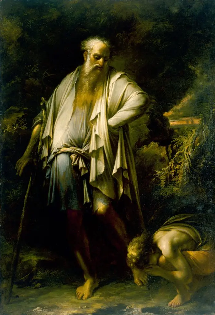 Diogenes Casting Away His Cup, by Salvator Rosa