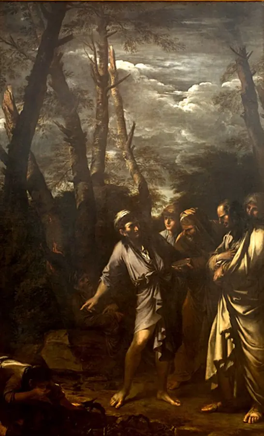 Diogenes Throwing away his Drinking Cup, by Salvator Rosa