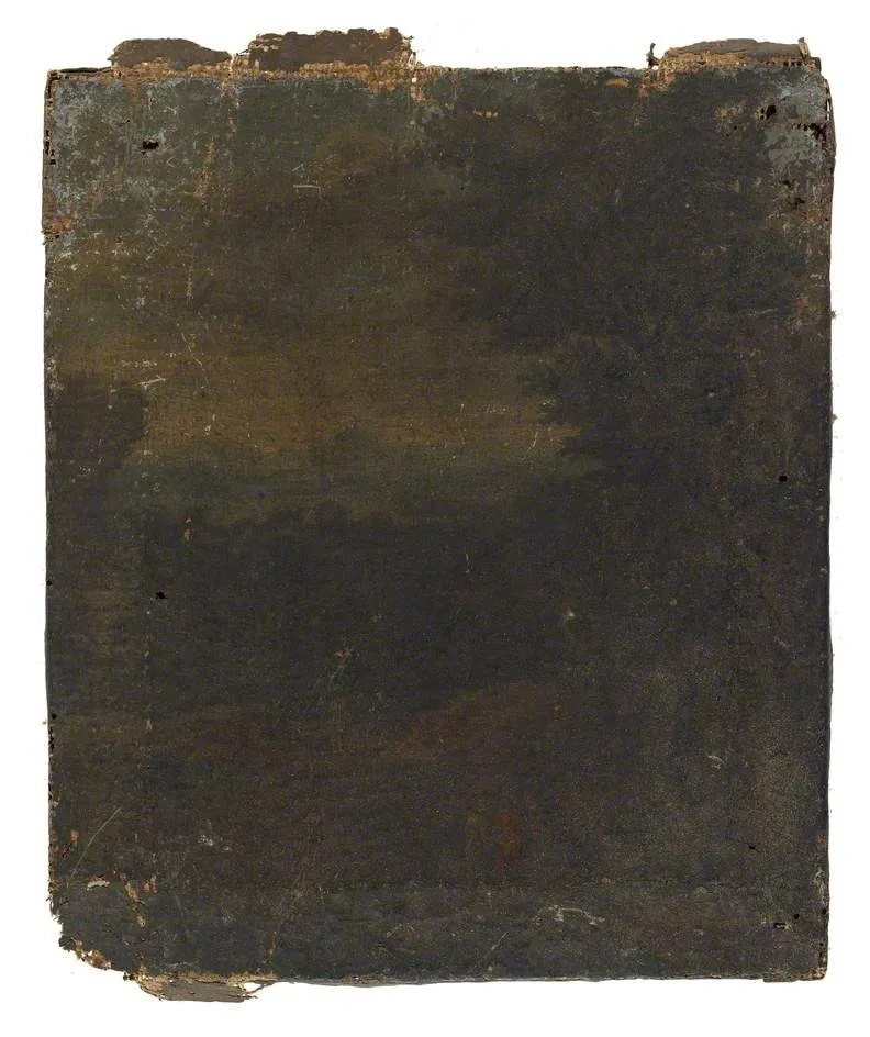 Landscape, by Salvator Rosa, oil, 1654