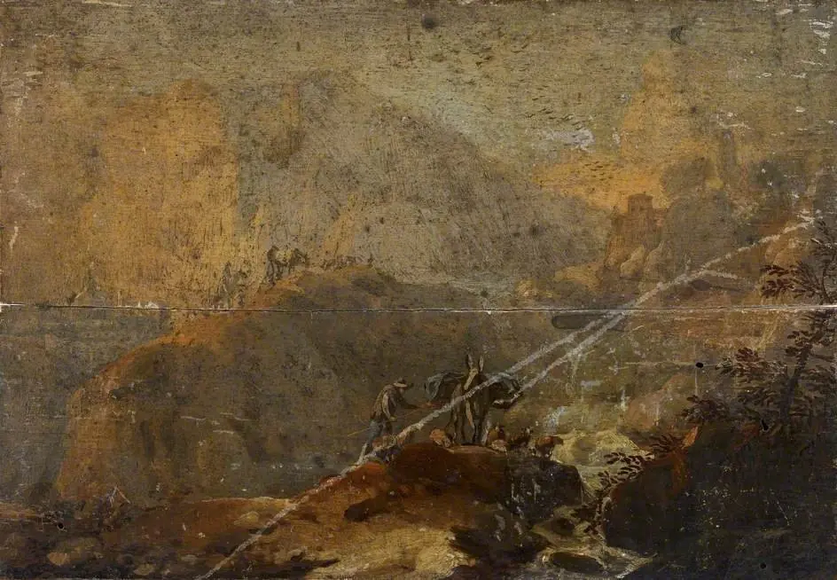 Mountainous Landscape, by Salvator Rosa