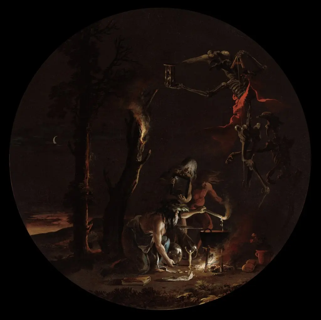 Scenes of Witchcraft: Evening, by Salvator Rosa
