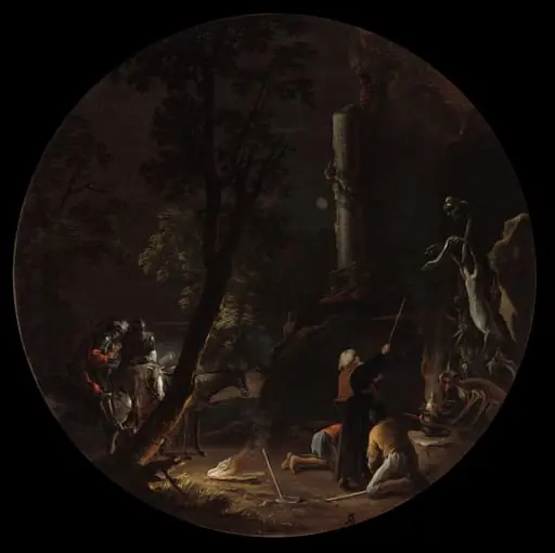 Scenes of Witchcraft: Night, by Salvator Rosa
