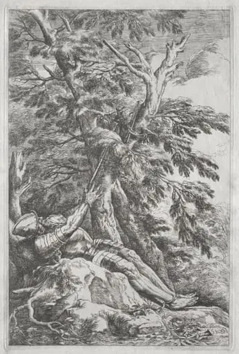 St. William the Hermit, by Salvator Rosa