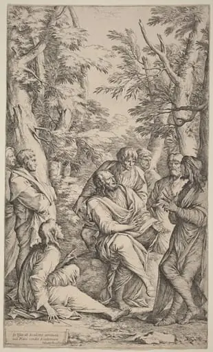 The Academy of Plato, by Salvator Rosa