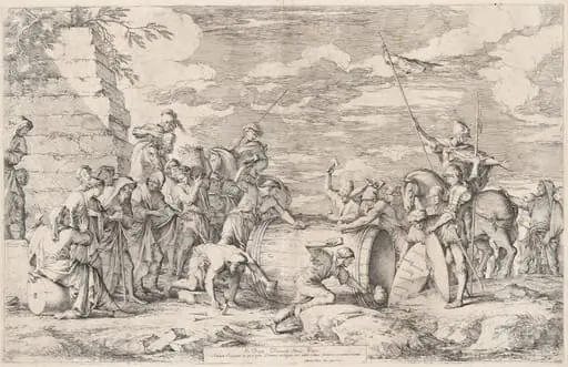The Death of Atilius Regulus, by Salvator Rosa