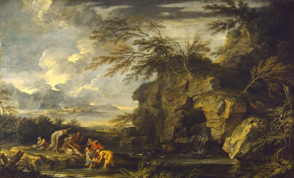 The Finding of Moses, by Salvator Rosa