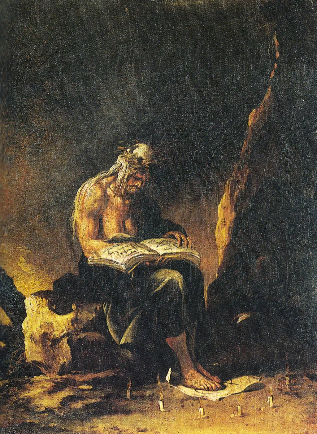 The Witch, by Salvator Rosa, unspecified, 1646