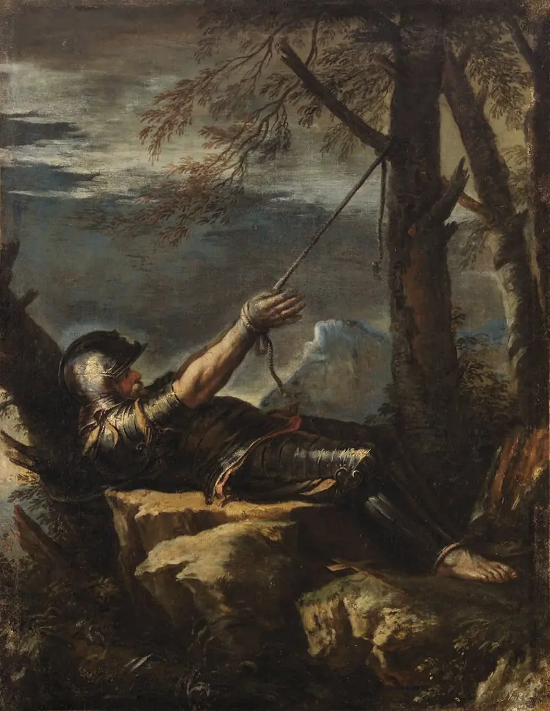 William of Maleval as a penitent, by Salvator Rosa