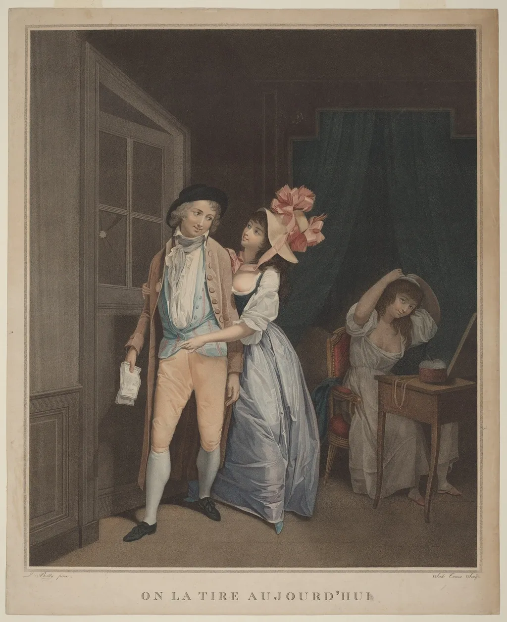 It was pulled today (On la tire aujourd'hui), by Salvatore Tresca, ink, 1782