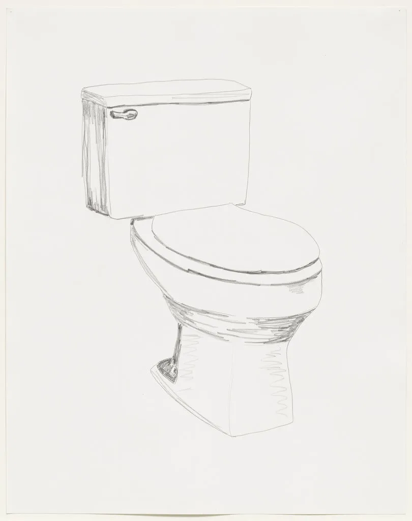 Untitled, by Sam Durant, graphite, 1995