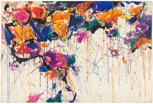 Untitled, by Sam Francis