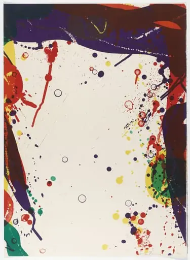 Untitled, by Sam Francis