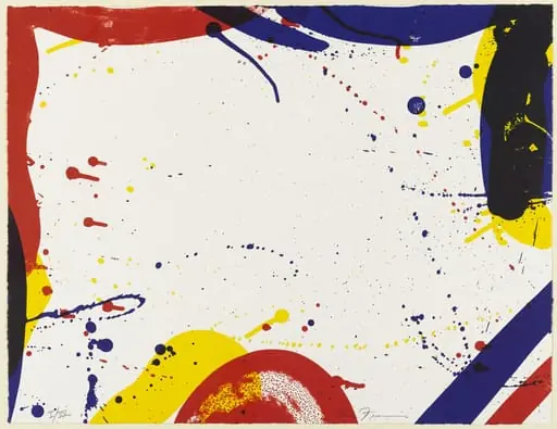 Untitled, by Sam Francis