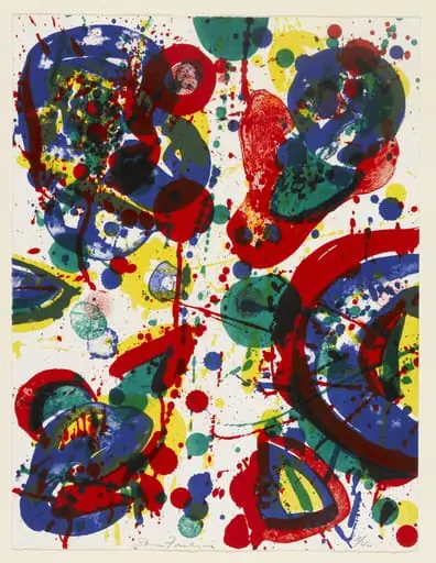 Untitled, by Sam Francis