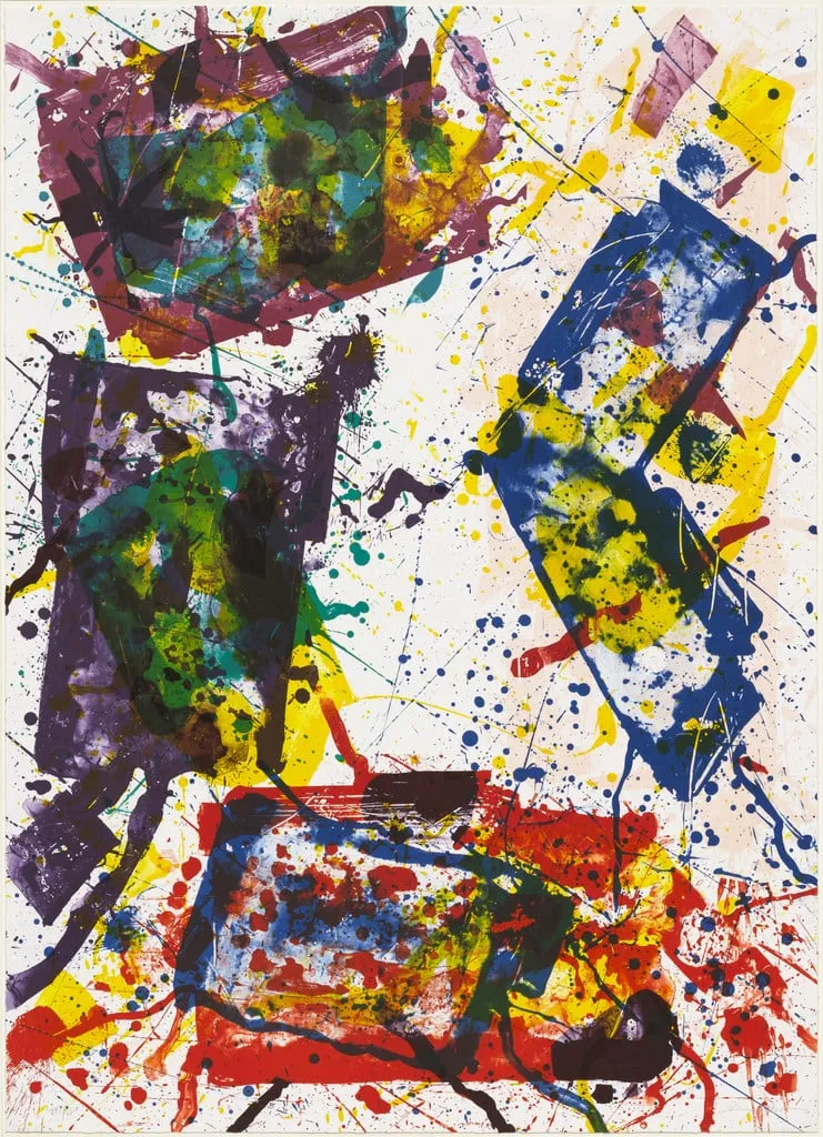 Untitled, by Sam Francis, ink, 1982