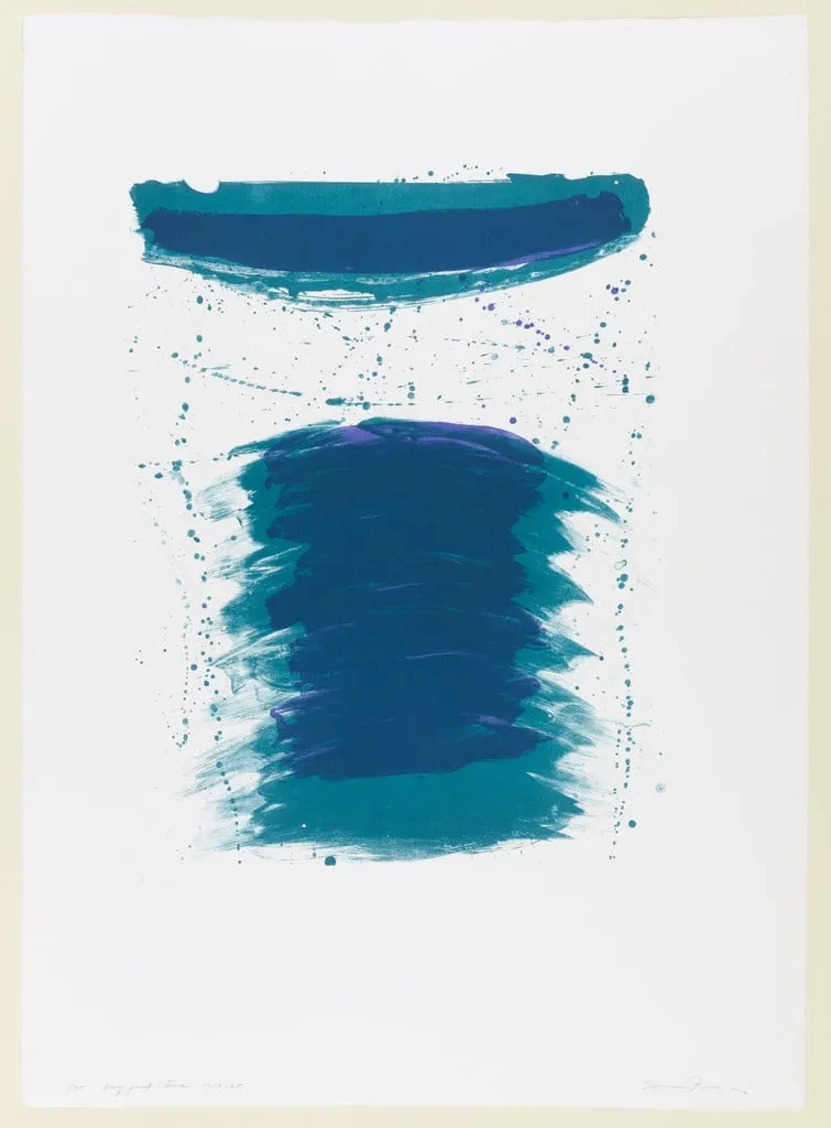Untitled, by Sam Francis, ink, 1964