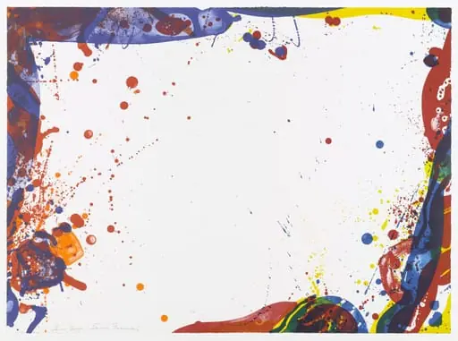 Untitled, by Sam Francis