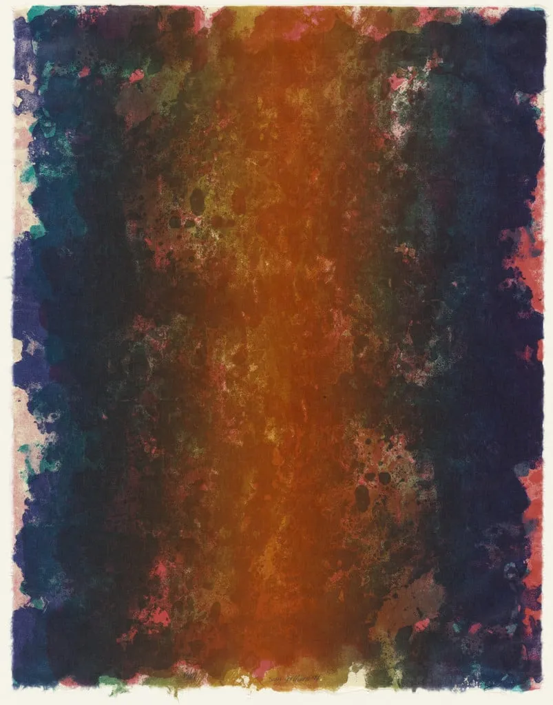 Untitled, by Sam Gilliam, ink, 1972