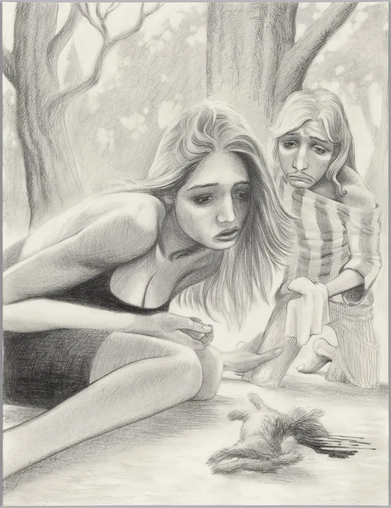 Untitled, by Sam Salisbury, graphite, 2003