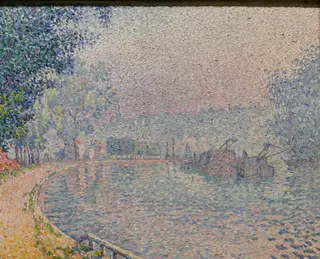 Samois, the riverbank, morning