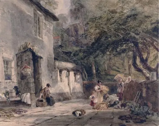 Cottage in North Wales, by Samuel Austin