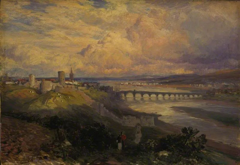 Berwick-on-Tweed, by Samuel Bough, oil, 1863
