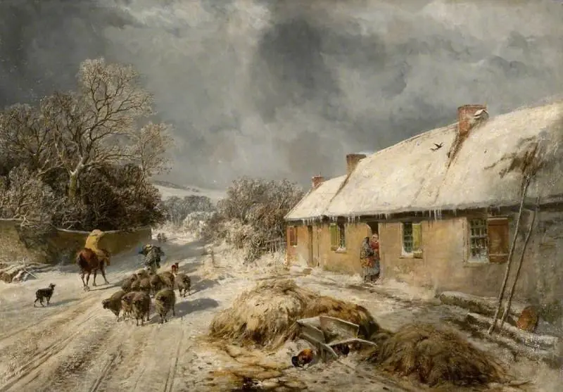 Burns's Cottage, Alloway, by Samuel Bough