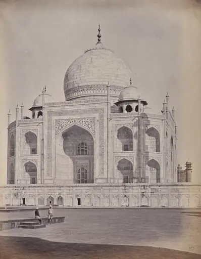 Agra. The Taj, the Central of Principal City, by Samuel Bourne