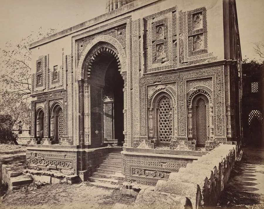 Delhi. Gateway of Allahood Deen's Palace, Old Delhi, by Samuel Bourne, 1866
