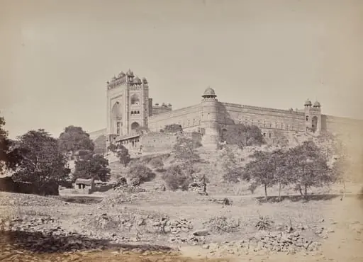 Fort of Futheypoor Sikre near Agra. The Residence of the Emperor Akbar, by Samuel Bourne