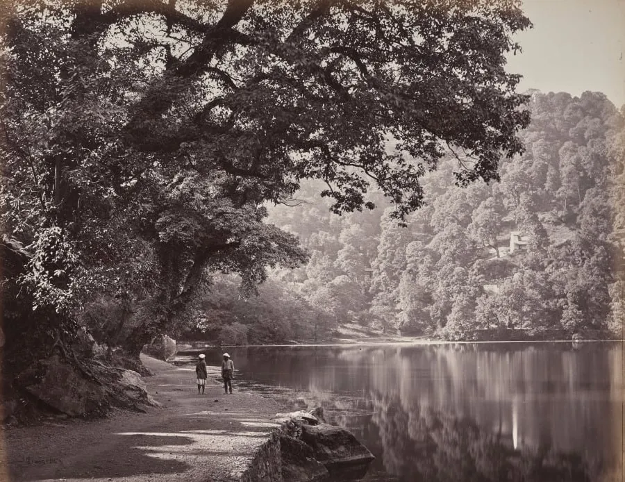 Hyree Lake. South End of the Lake, by Samuel Bourne, 1866