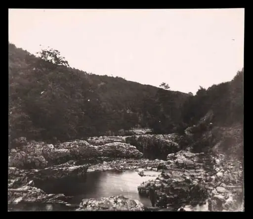 Photographer Working, River North Esk, Kincardineshire, by Samuel Bourne